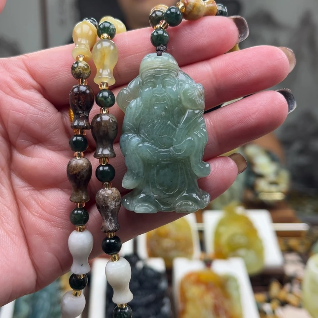 岫玉未镶嵌挂件挂件