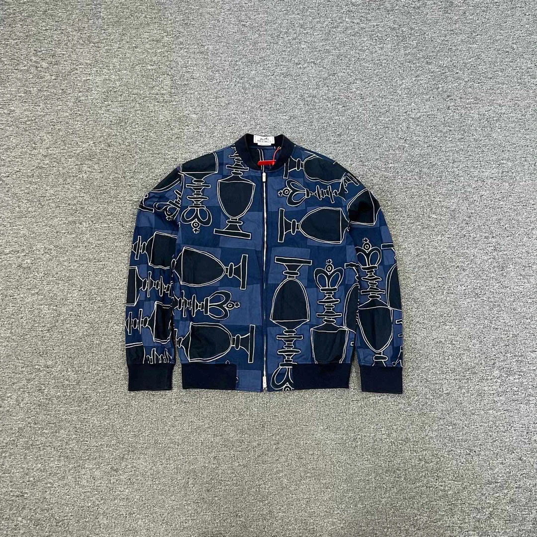 99新 Hermes/爱马仕 Hermes 爱马仕 奖杯 棒球外套 99新 38码