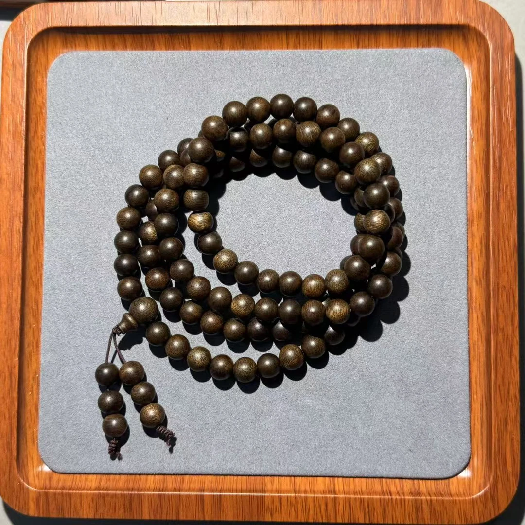 XGM102文莱金丝蜜结单圈+108颗+吊坠（多样性发货）