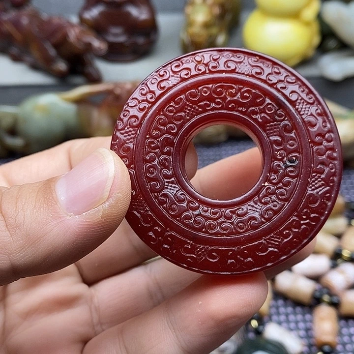 未镶嵌蛇纹石玉颈饰