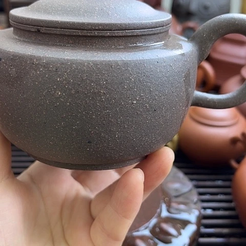 紫砂茶壶韭****7宜兴紫砂