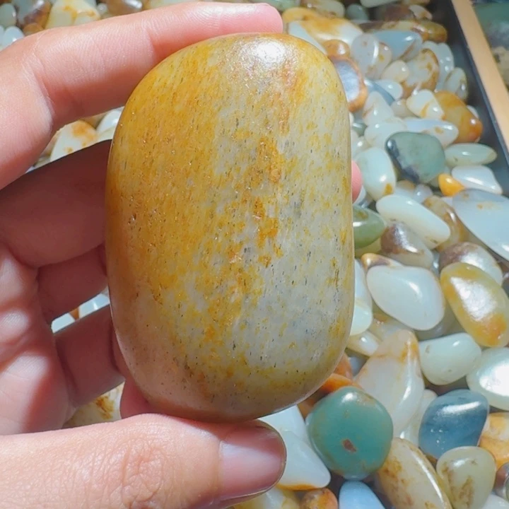 和田玉未镶嵌挂件128克