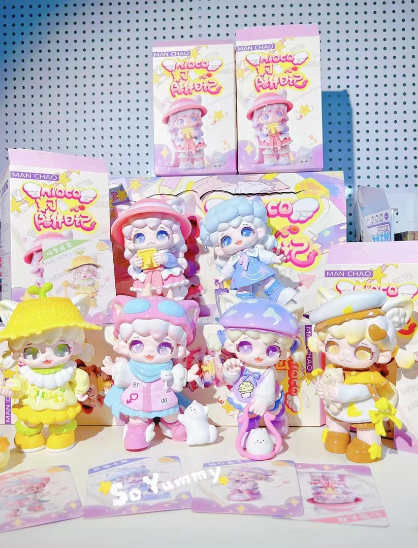 漫潮米可陪伴日记潮玩盲盒可爱公仔手办娃娃桌面摆件礼物宝藏问创