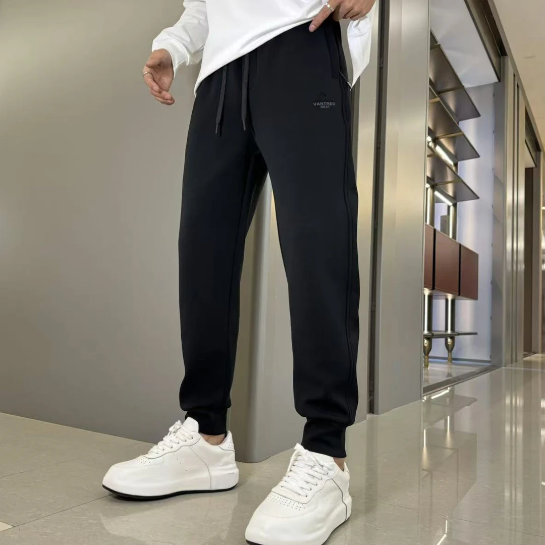 25年新款秋冬男士收脚空气层网红百搭宽松休闲卫裤休闲裤运动6602