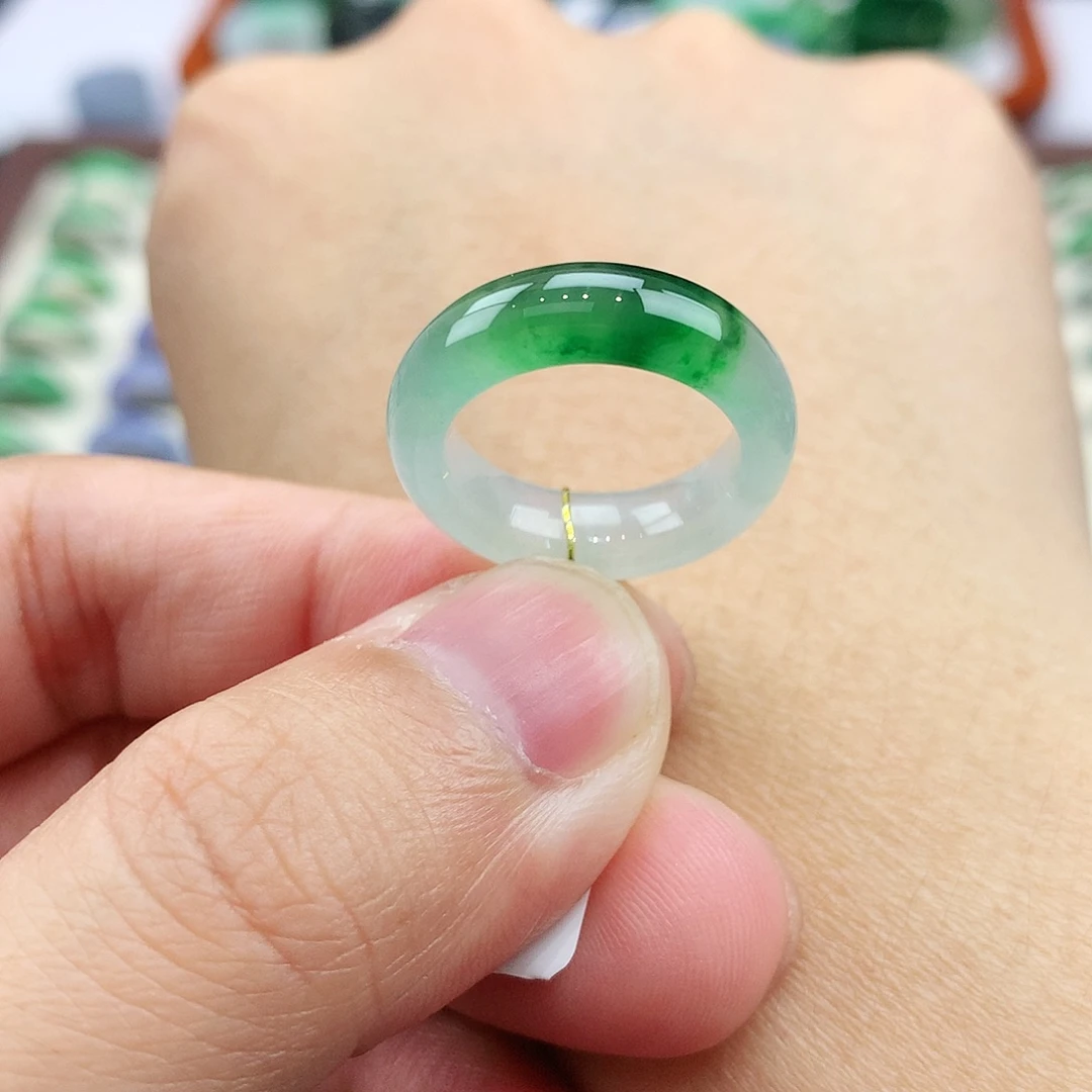 未镶嵌戒指翡翠8号