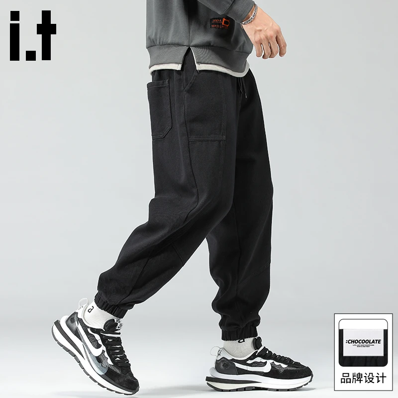 it :CHOCOOLATE美式潮流束脚工装裤男新款夏季潮牌宽松百搭休闲裤