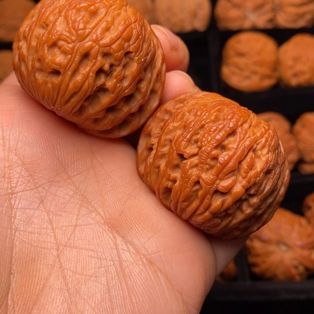 文玩核桃把件秦岭野生核桃