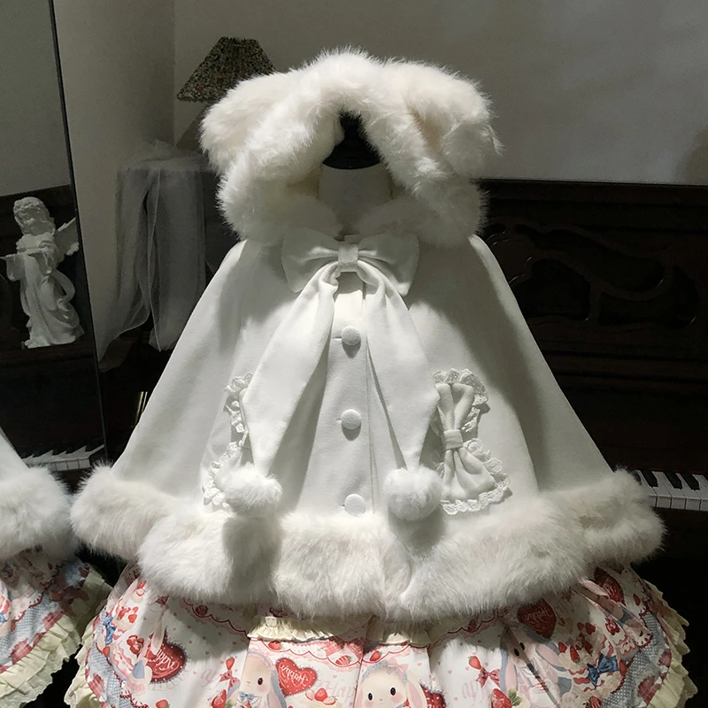 甜心梦境原创lolita斗篷（待起名）全款预约冬季百搭斗篷外套披肩