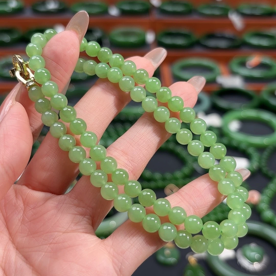 和田玉未镶嵌手镯6