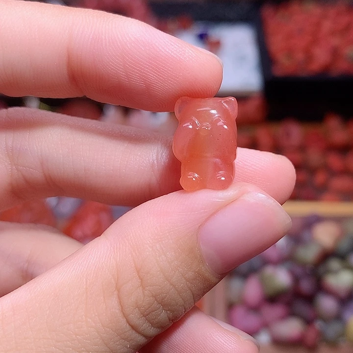 未镶嵌南红南红玛瑙害羞熊