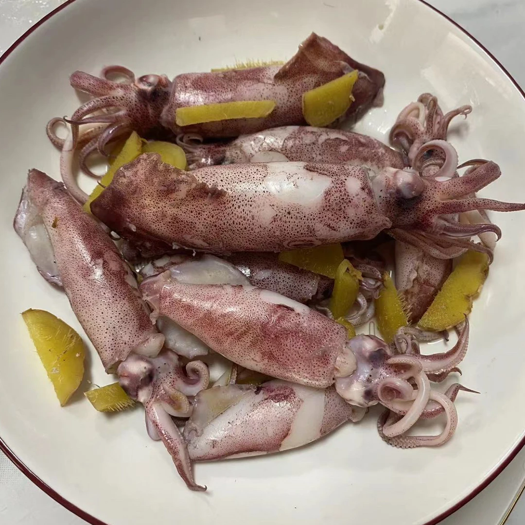 本地船冻鱿鱼一口管 新甜脆口