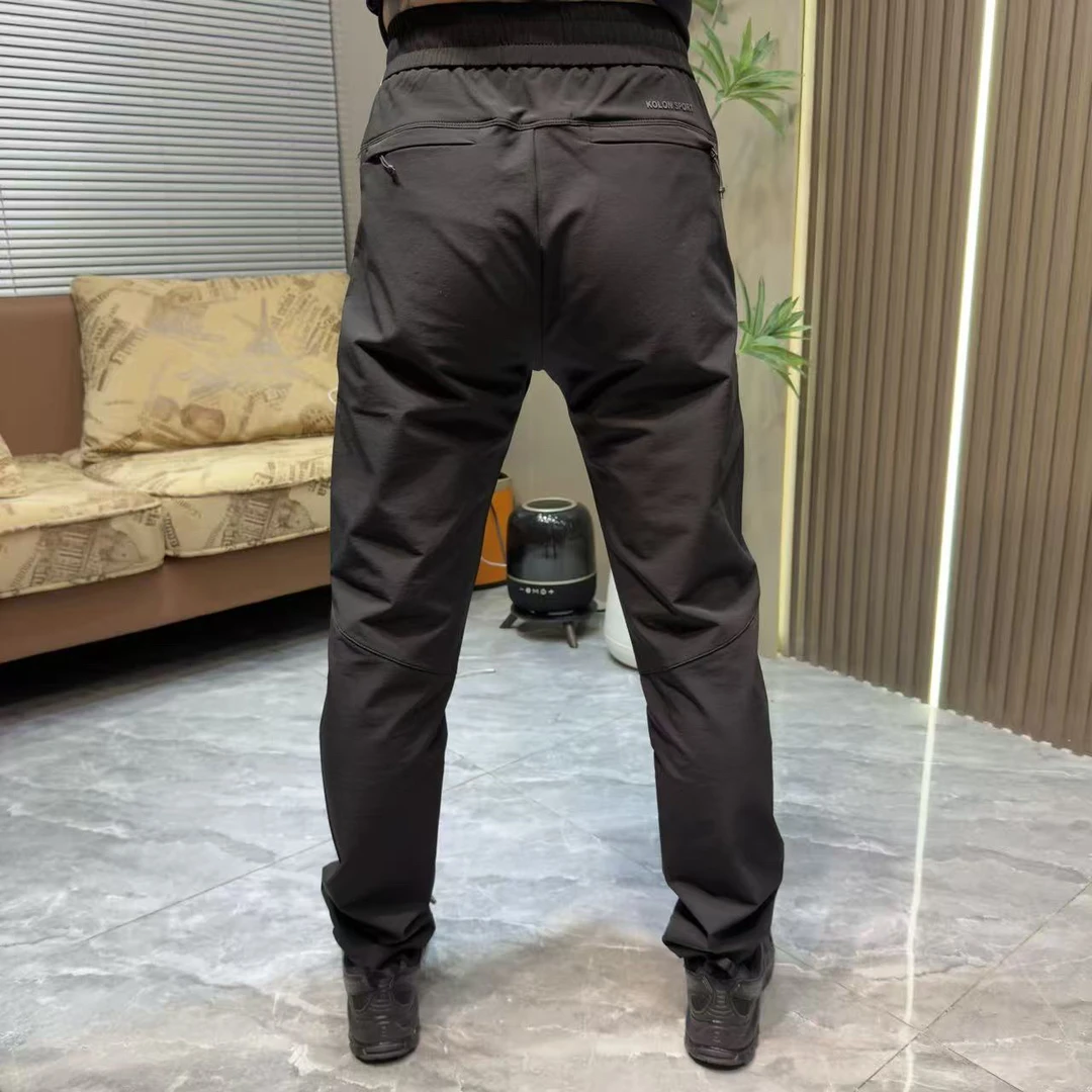 冬季透气长裤直筒型休闲裤百搭男士男弹力