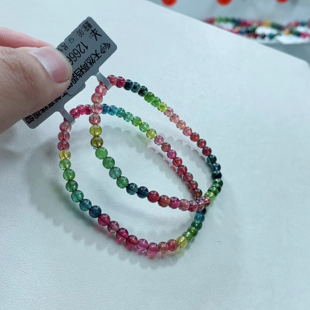 碧玺手链未镶嵌多样性发一条