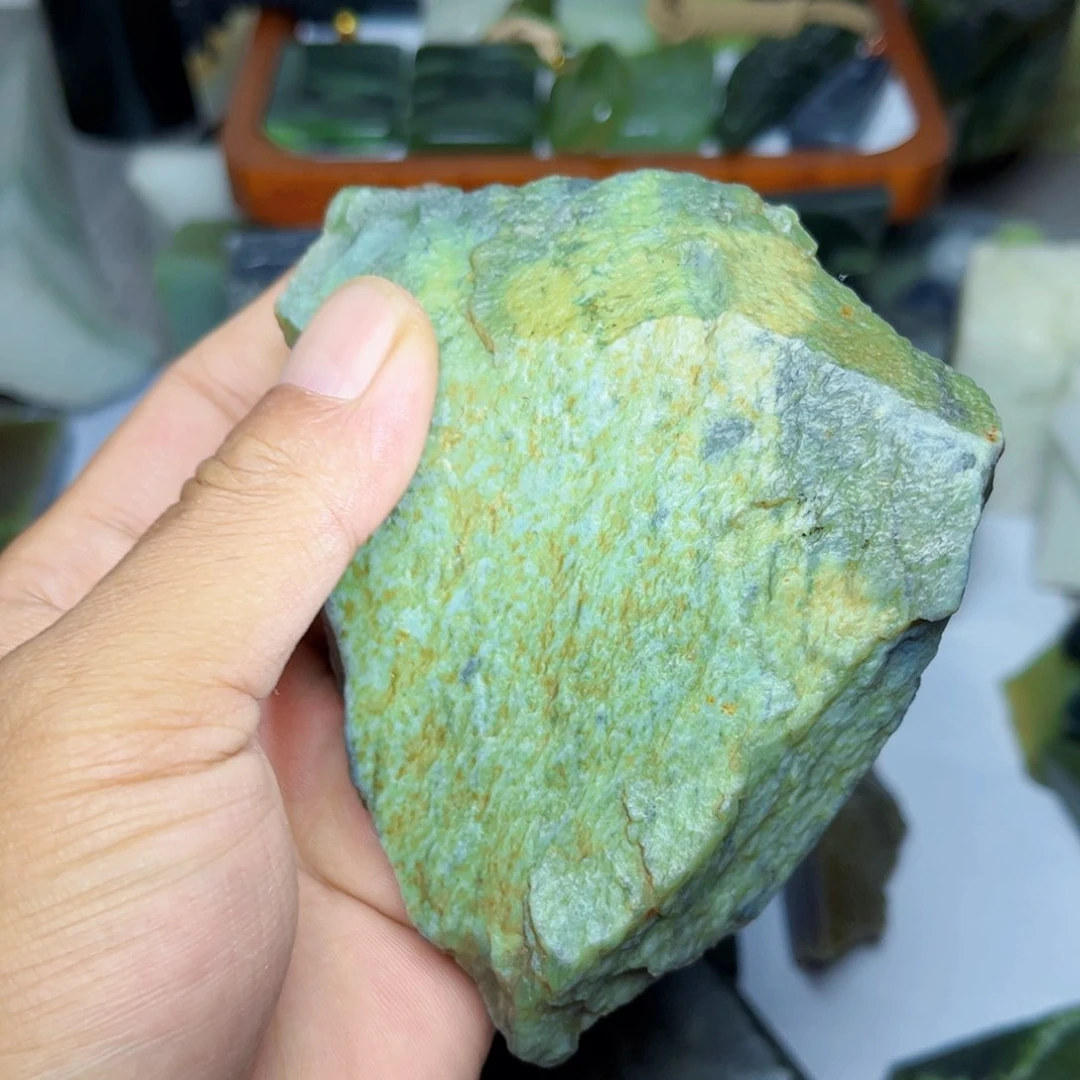 未镶嵌和田玉（子料）珠宝半成品
