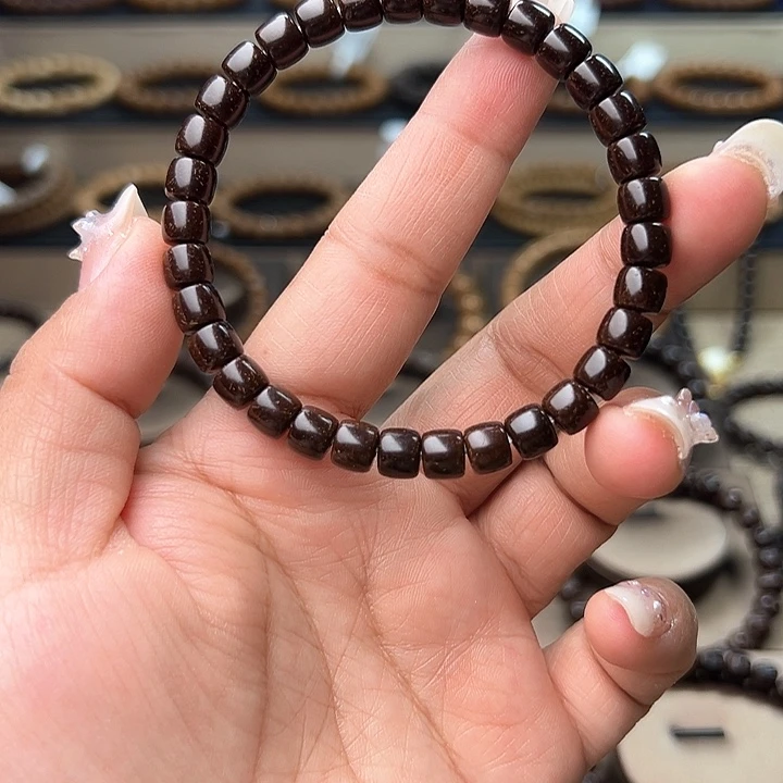 椰蒂手串张*根76直切手工干磨精挑单