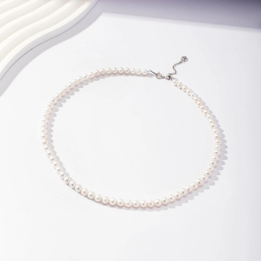【新东方专属】爱迪生珍珠925银淡水珍珠项链5-6mmXDF