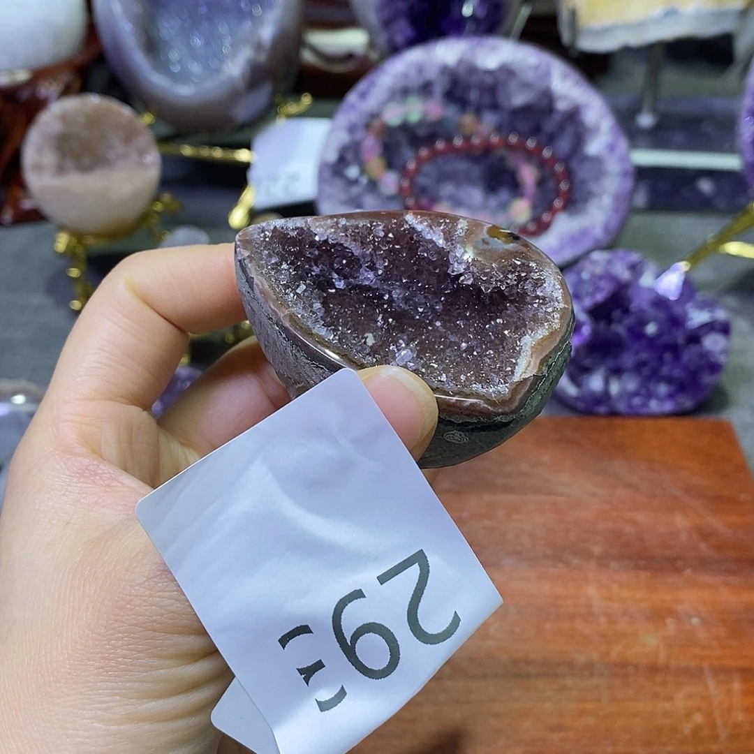 紫晶未镶嵌珠宝半成品