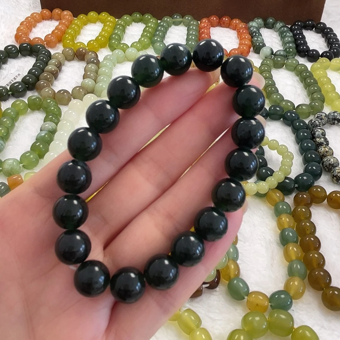 蛇纹石玉未镶嵌手串