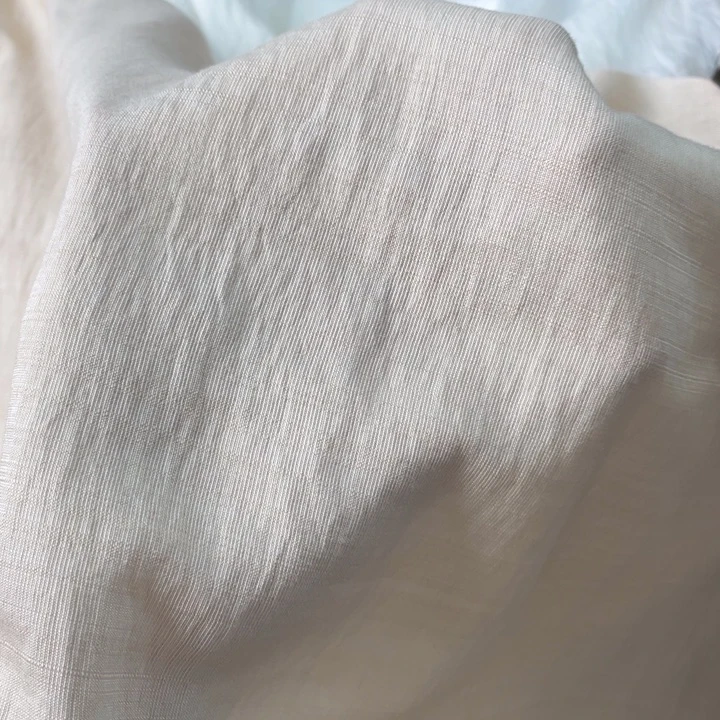 天丝（莱赛尔纤维）杏色苎麻1