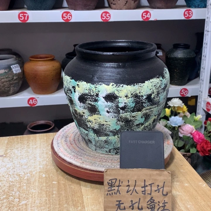 【闪购商品】粗糙盆默认打孔高20口14