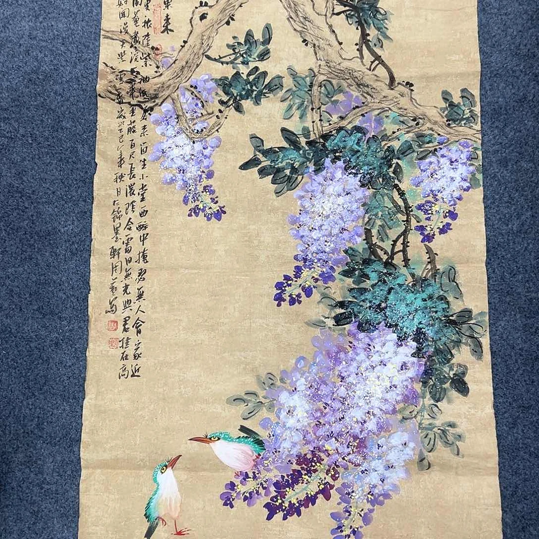 国画国画作品纯手绘作品