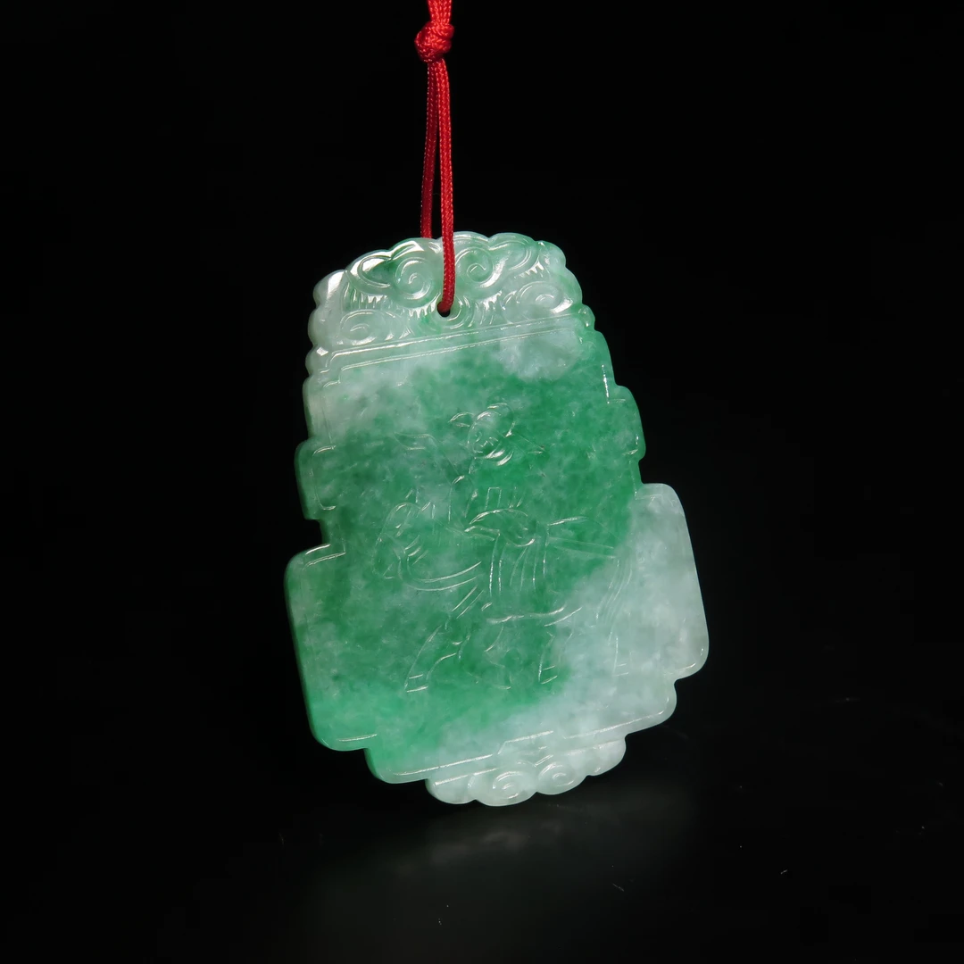 清代翡翠佩/MZ527163/翡翠/民族文物