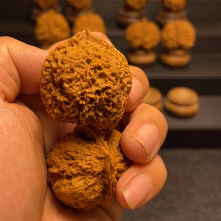 吊坠文玩核桃F官帽36