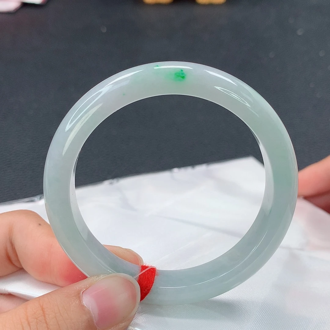 翡翠手镯未镶嵌正圈55.3 翡翠手镯115