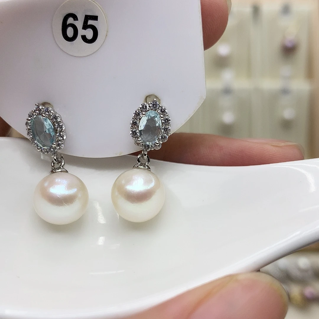 银S925镶嵌吊坠(赠链)淡水珍珠