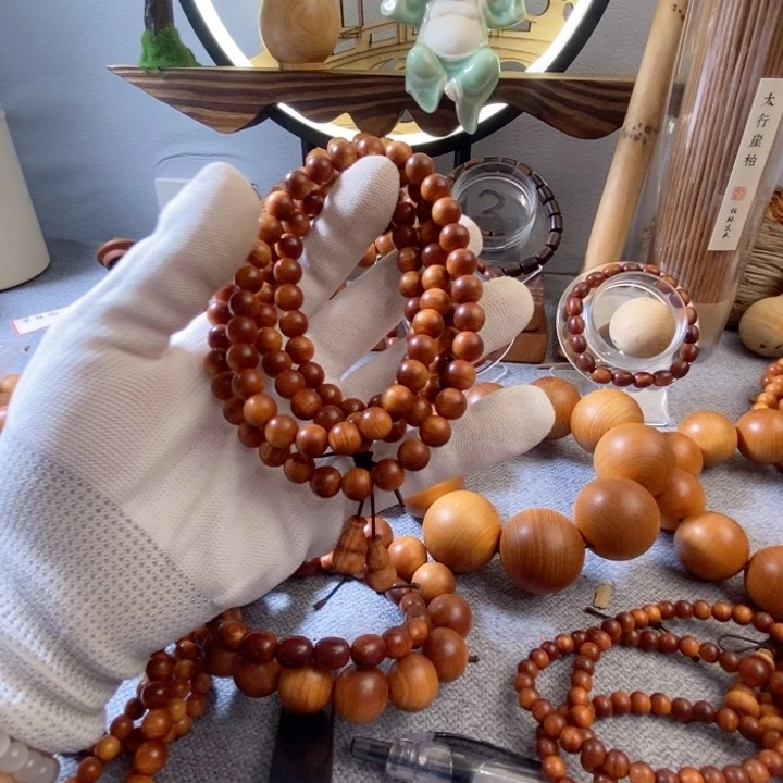 柏木（崖柏）手串/手链0.8黑油