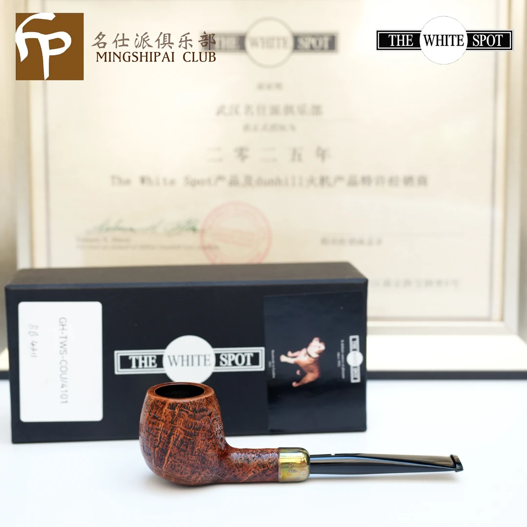 英国小白点the white spot授权店限定COUNTY4101石楠木烟斗