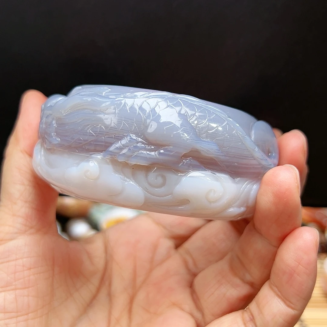 未镶嵌玛瑙/玉髓珠宝半成品