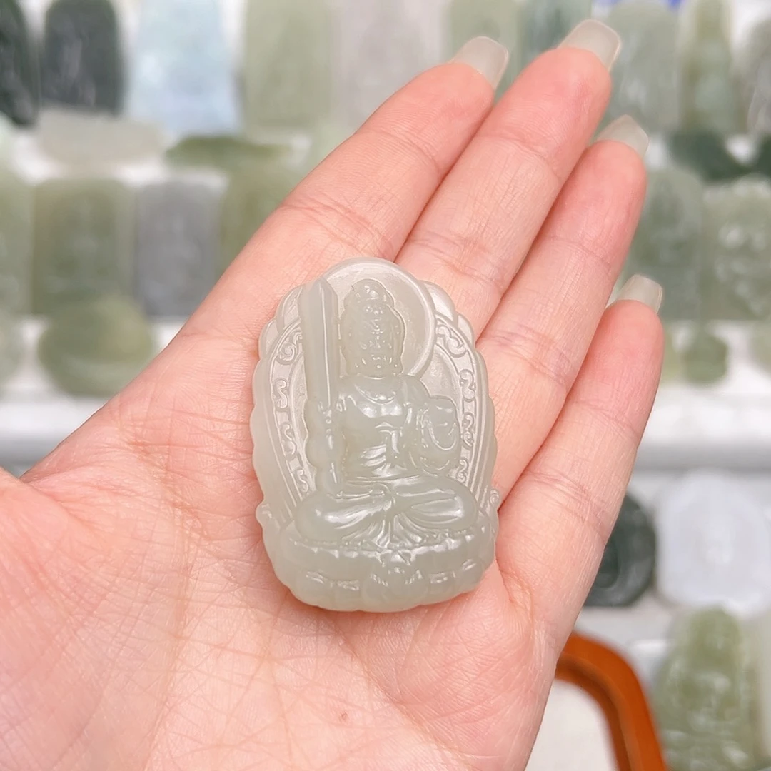 颈饰未镶嵌和田玉半***甜