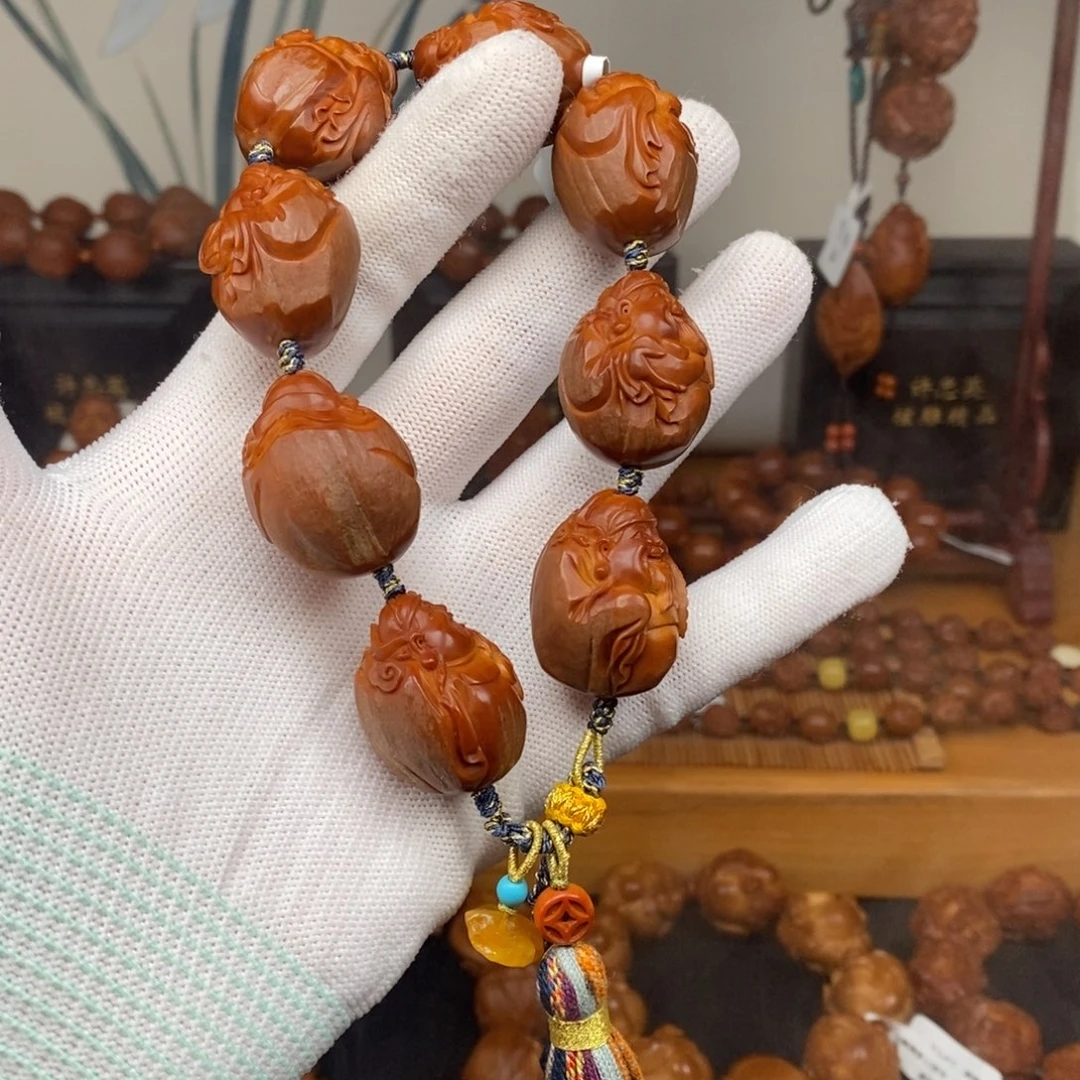 手串橄榄核曹华老师包衣财神