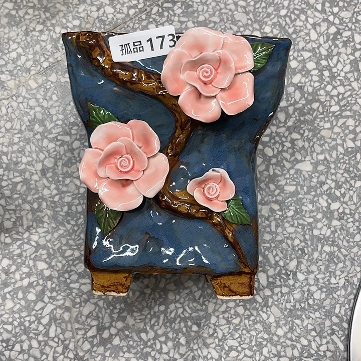 永***乐紫砂花盆粗陶材质多肉花盆173
