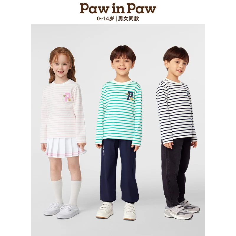 【官方正品】PAWINPAW童装套头春装长袖t恤PCLAF2361K