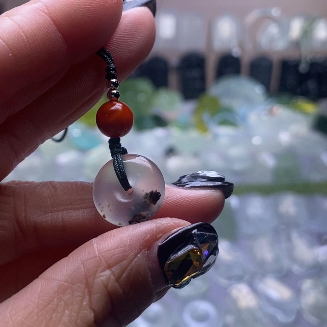 蛇纹石玉未镶嵌手机链