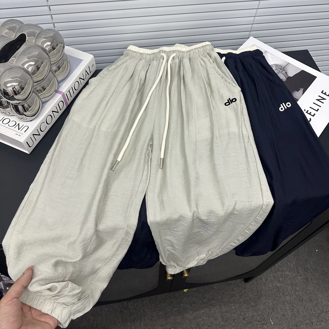 儿童拼接抖抖裤防蚊裤夏季百搭休闲裤男女童薄款潮流童装运动长裤