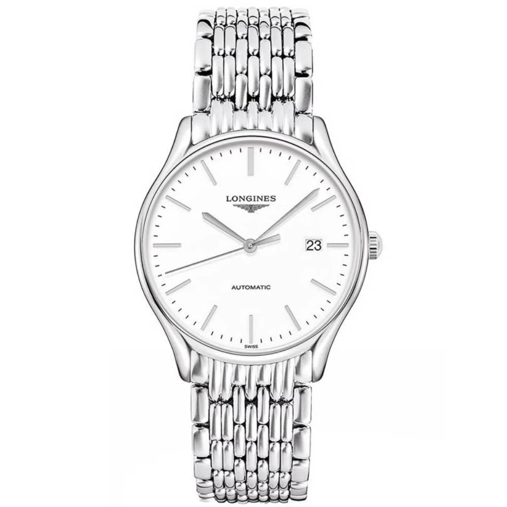 99新 Longines/浪琴 律雅960/白盘条丁/机械/表径38.5mm/男士