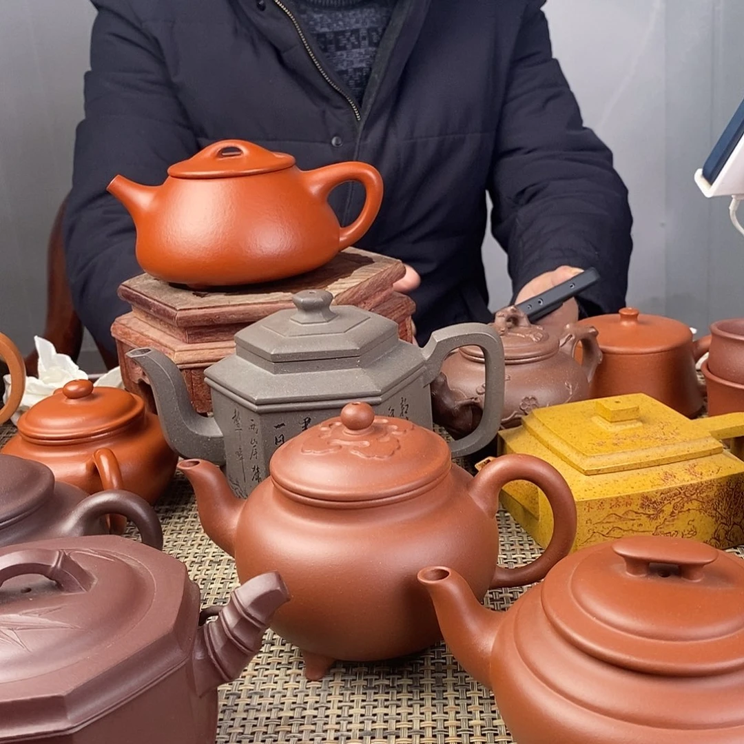 ****余紫砂茶壶宜兴紫砂壶茶壶老丁山紫砂