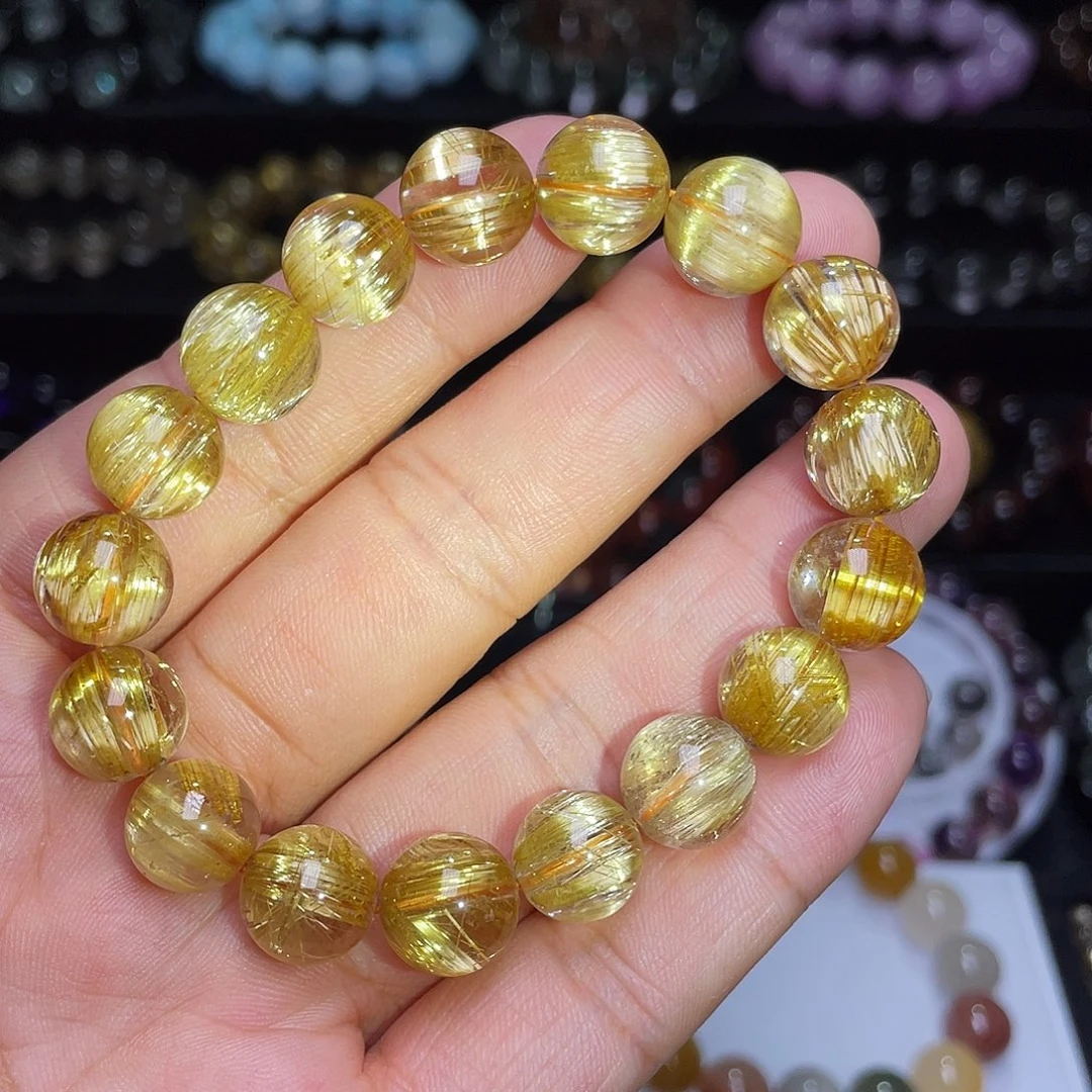 未镶嵌手链水晶钛晶11+m