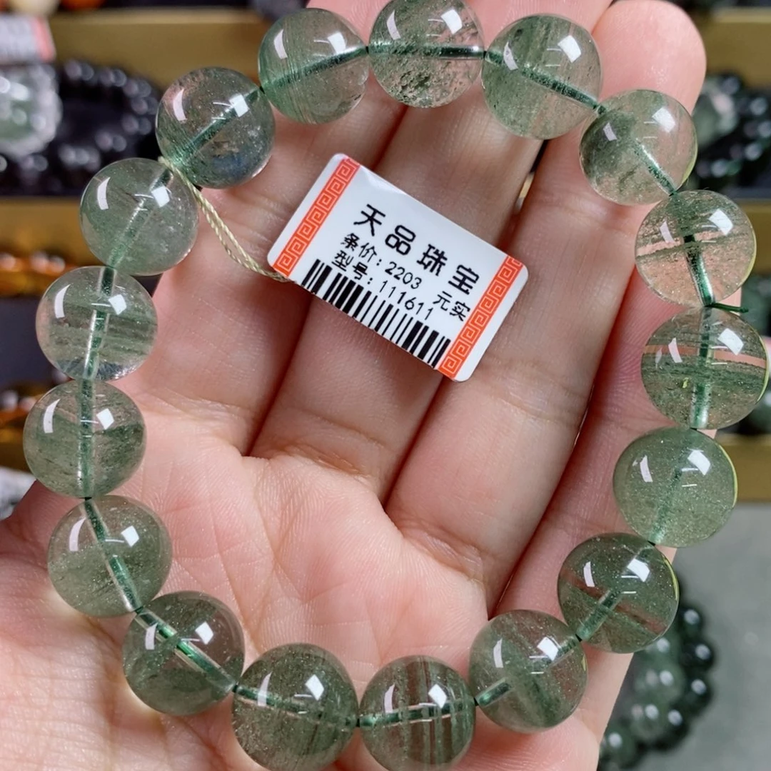 水晶手串未镶嵌绿幽灵111611