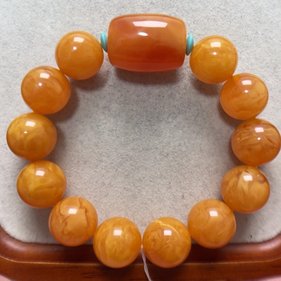 蜜蜡未镶嵌手串蜜蜡