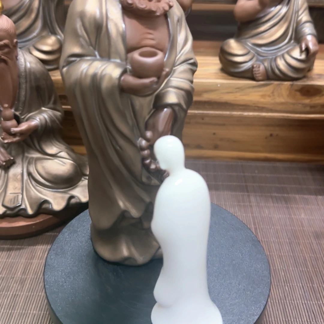 陶瓷陶瓷紫砂达摩摆件