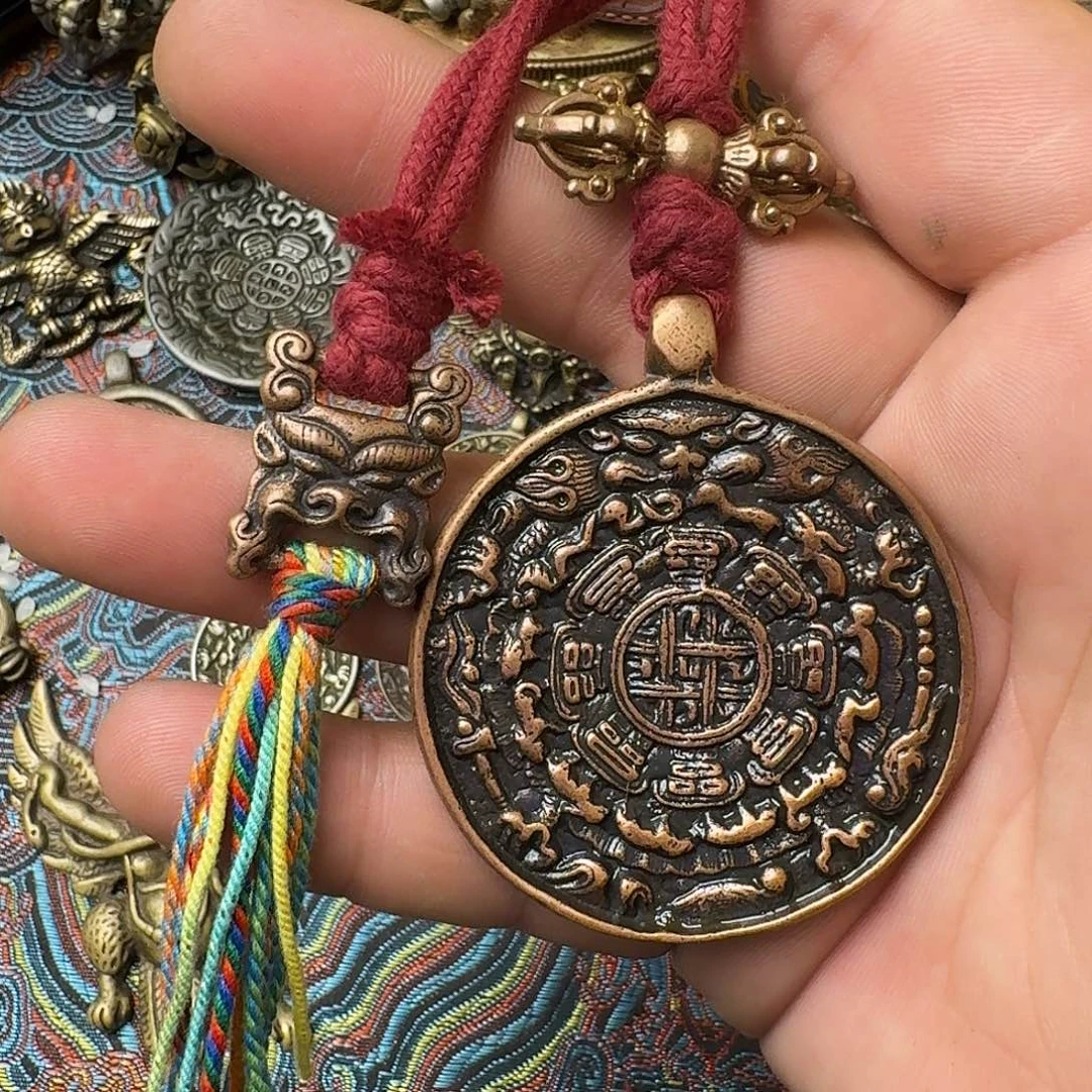 前***者藏式风格九宫八卦牌