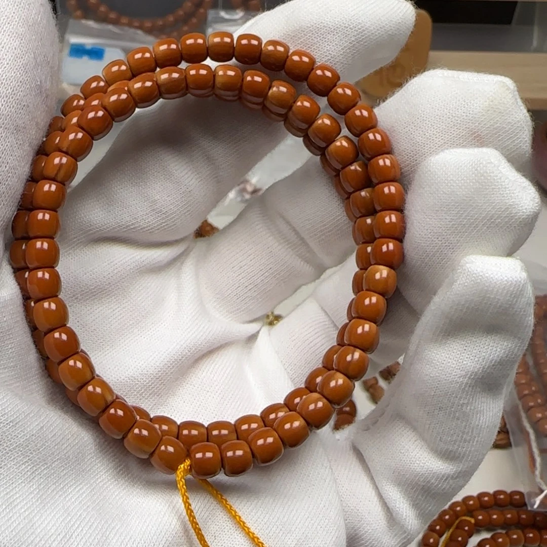 橄榄核手串老挝长串极限弧筋线5.6mm