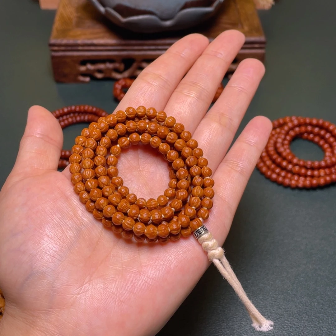 柏香籽/百香籽吊坠莲花金豆