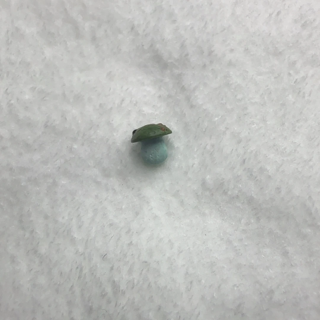 绿松石未镶嵌小蘑菇