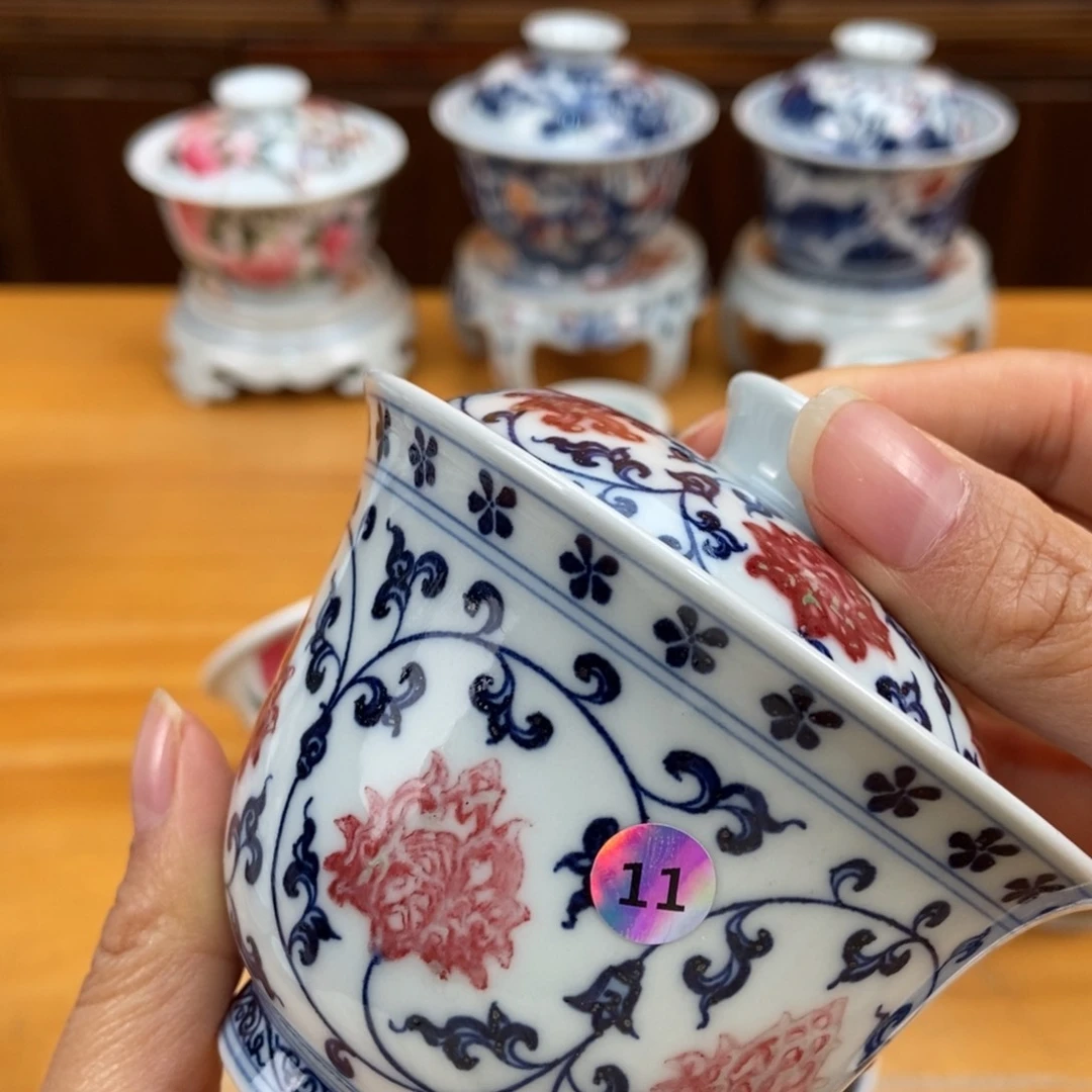 手绘现代茶具非古董