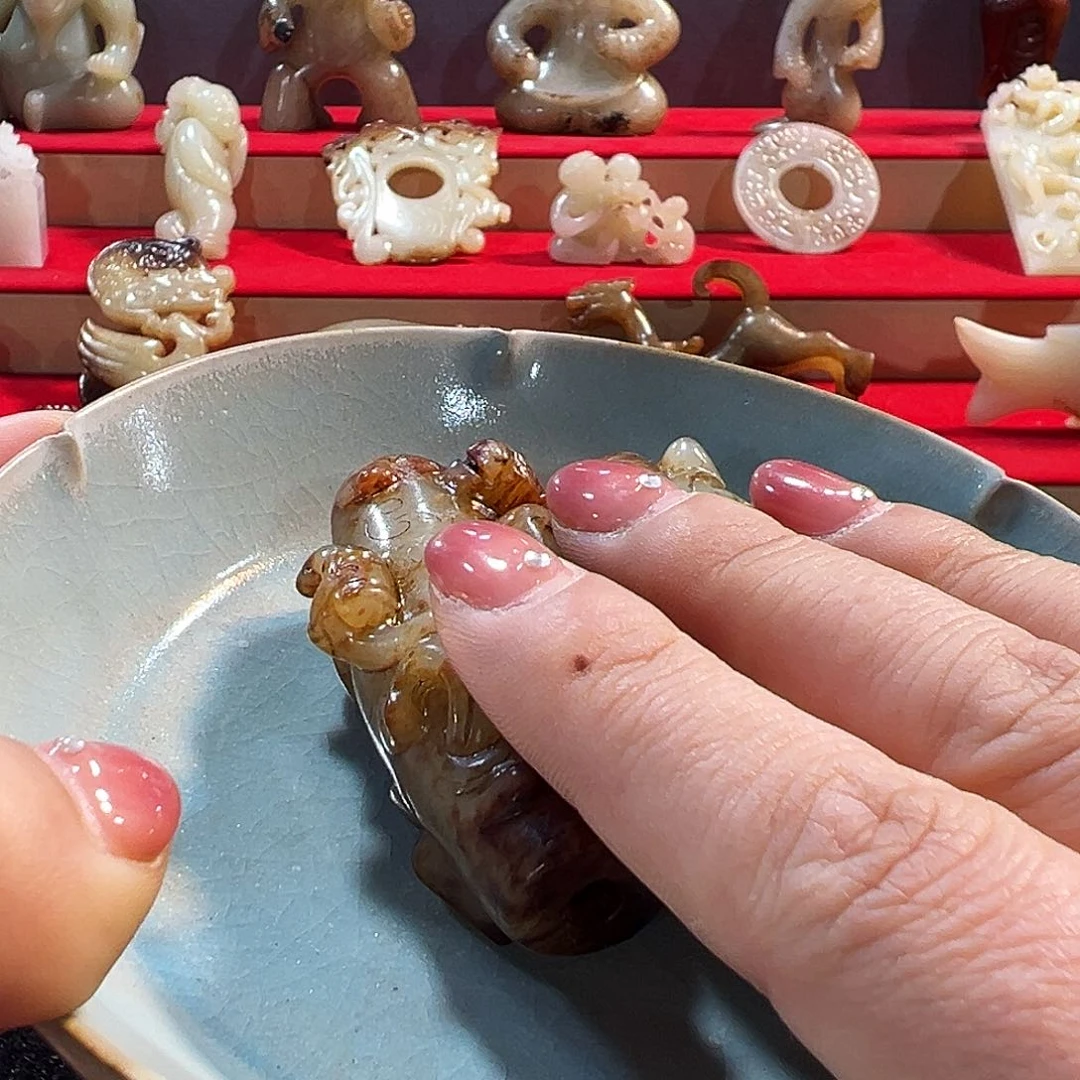 瓷片英****馆五大名窑瓷器摆件瓷片